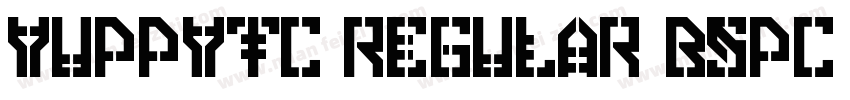 YuppyTC Regular B5pc H字体转换